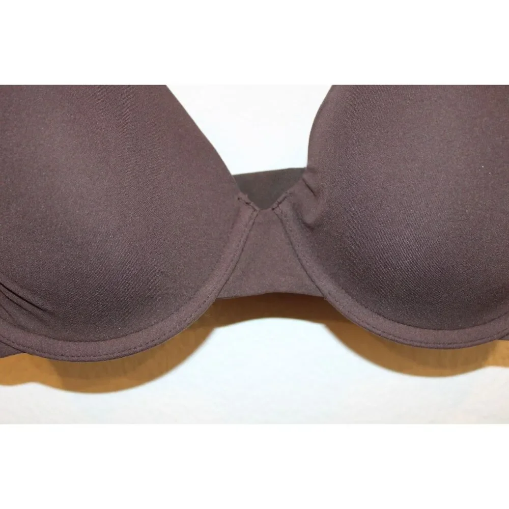 Skims size 34D dark brown lightly padded bra - Picture 5 of 5